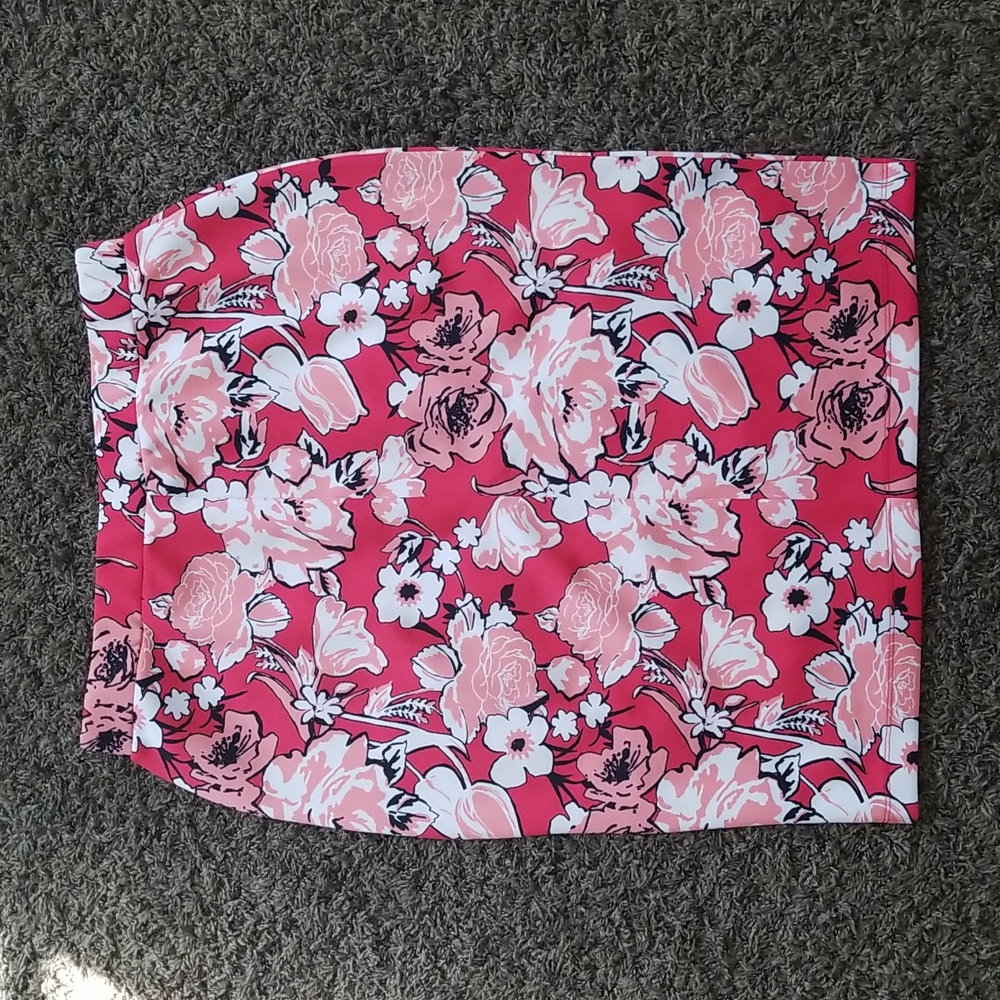 Liz Claiborne floral print skirt